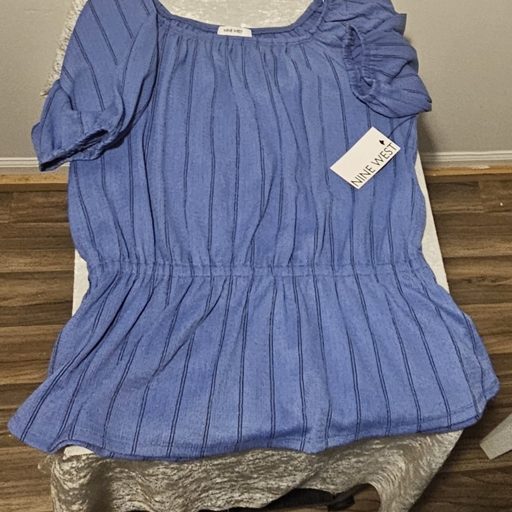 Nine West Blue Women's Top